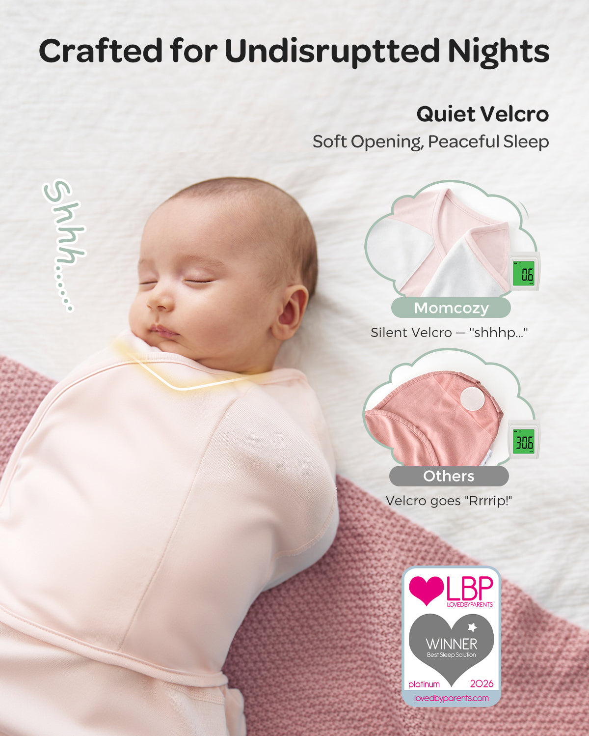 Momcozy Emmaillotage facile pour bébé 0-3 mois