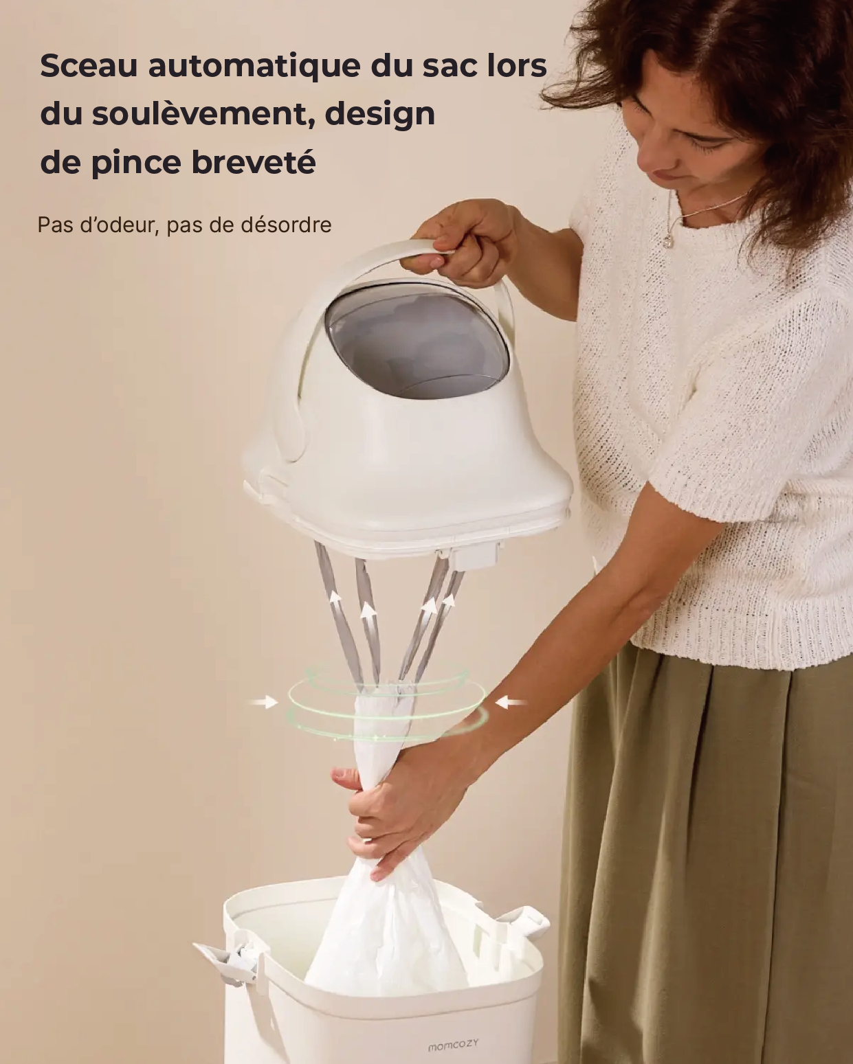 Bac à couches Momcozy Triple-Étanchéité