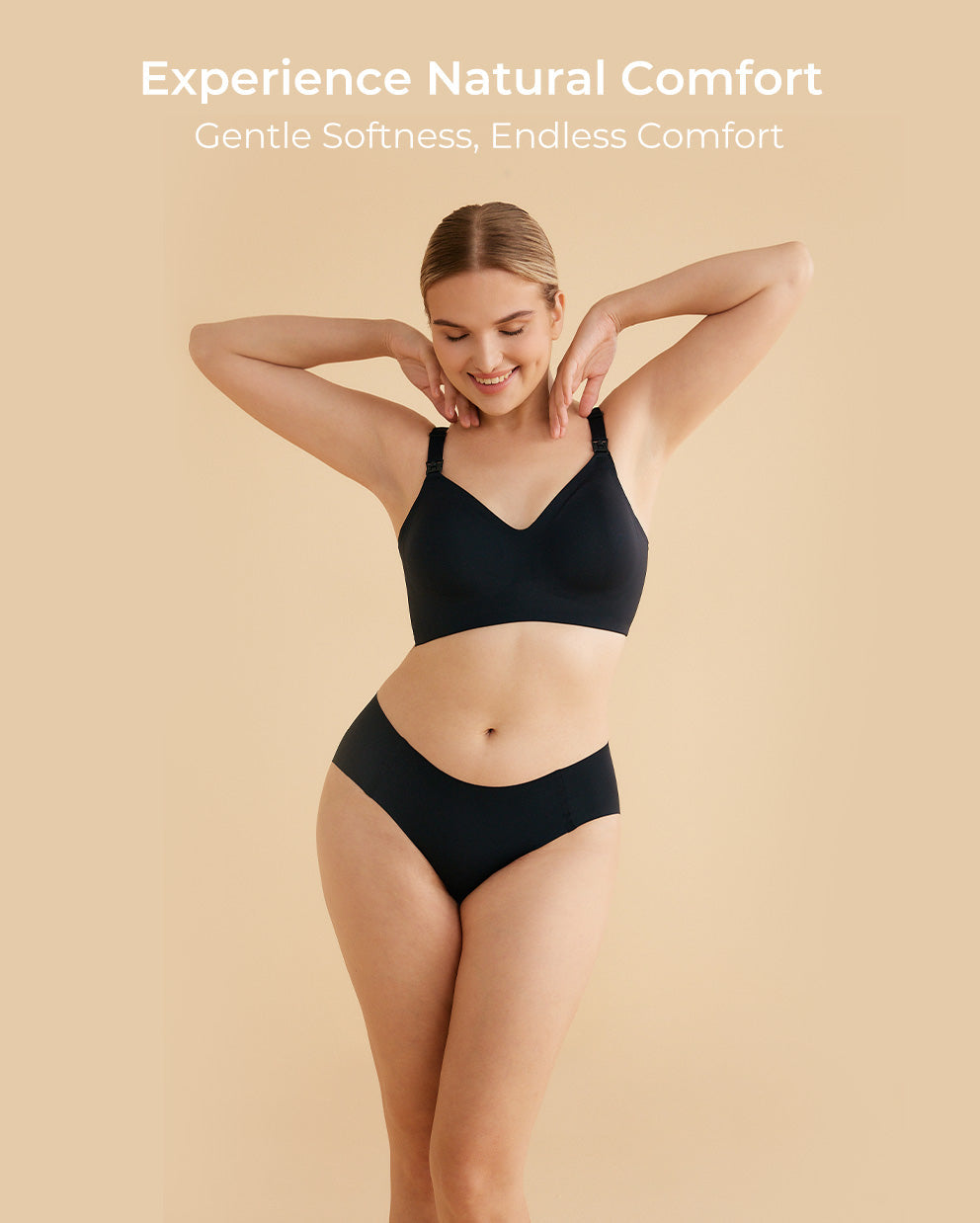 SMOOTH - Soutien-gorge d'allaitement de maternité ultra doux et omni (2 packs)
