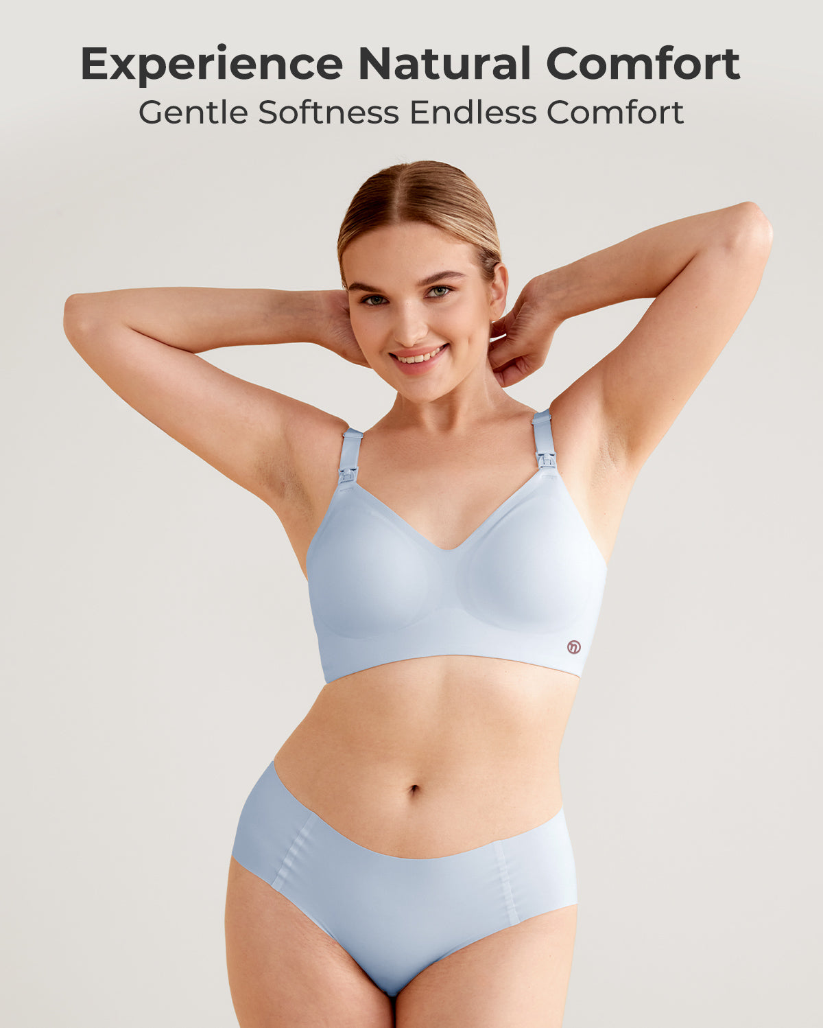 CozyAura – Soutien-Gorge d’Allaitement Seamless Ultra-Doux (YN21)
