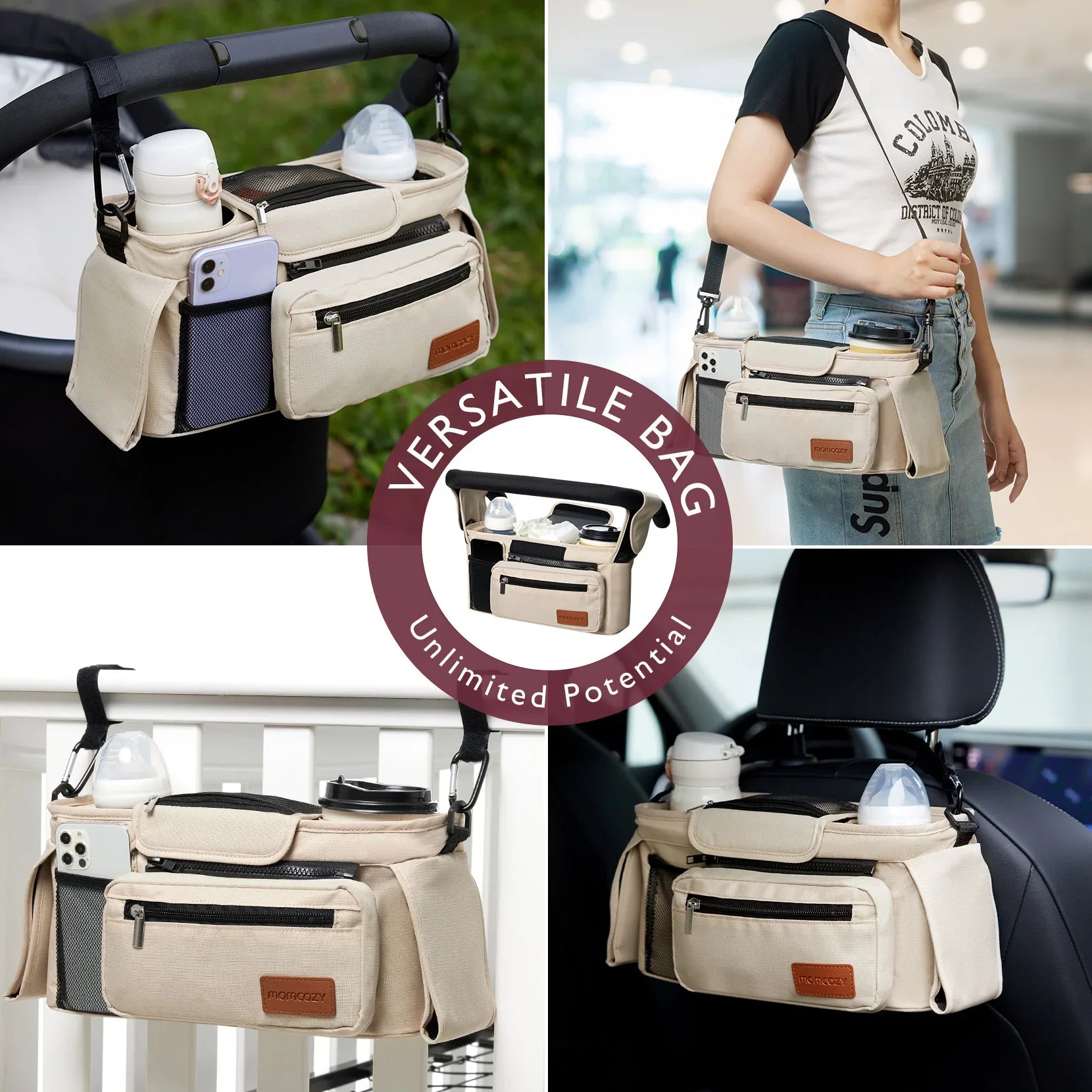 Pack Déplacements : Poussette ChangeGo + Porte-bébé + Organisateur