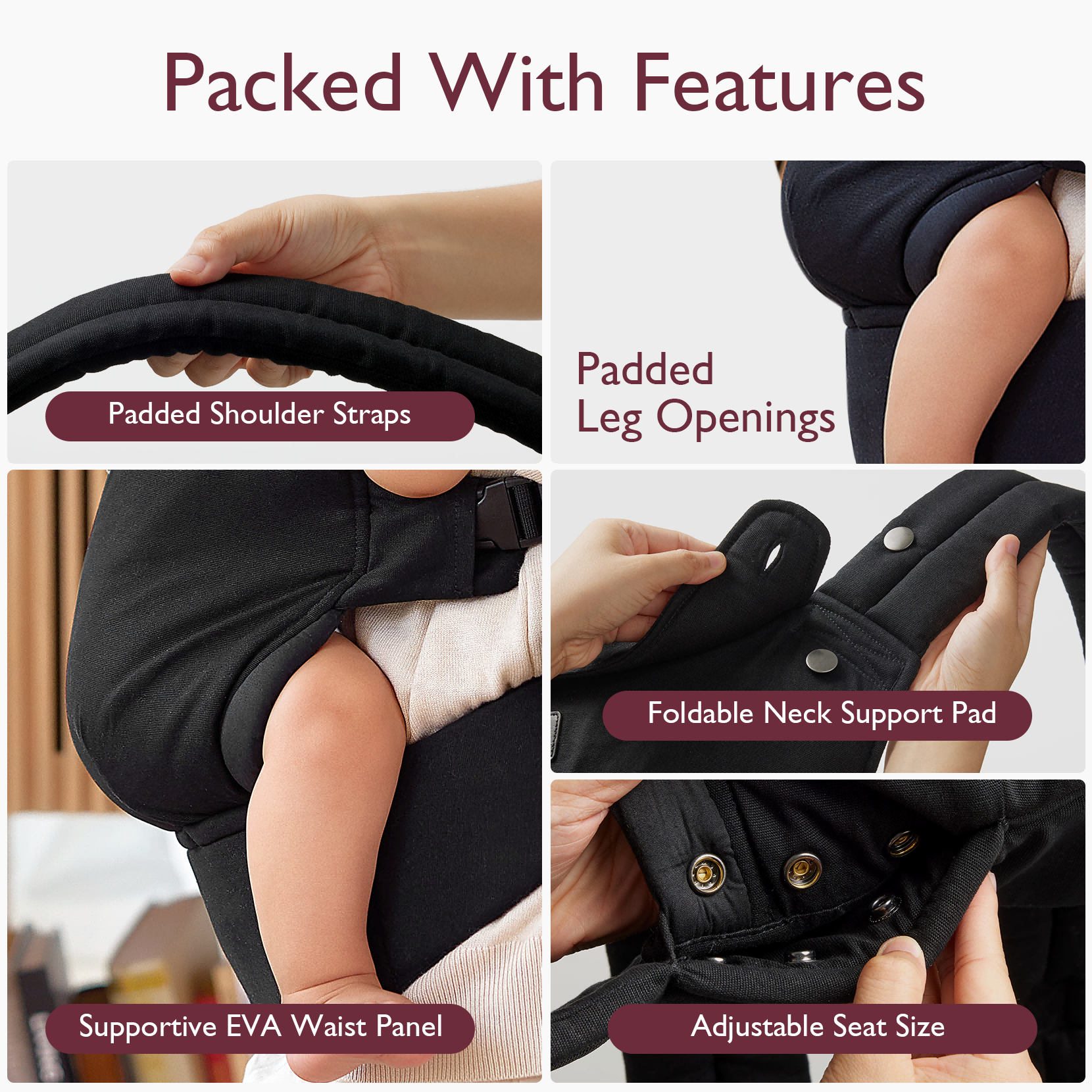 Porte-bébé Momcozy PureHug | Offre exclusive