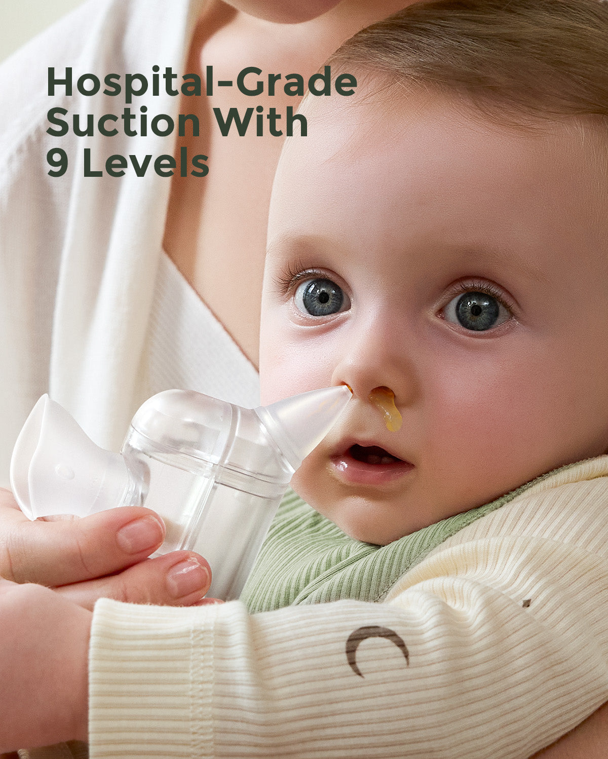 Momcozy BreezyClear Pro™ 2-in-1 Spray & Suction Electric Nasal Aspirator
