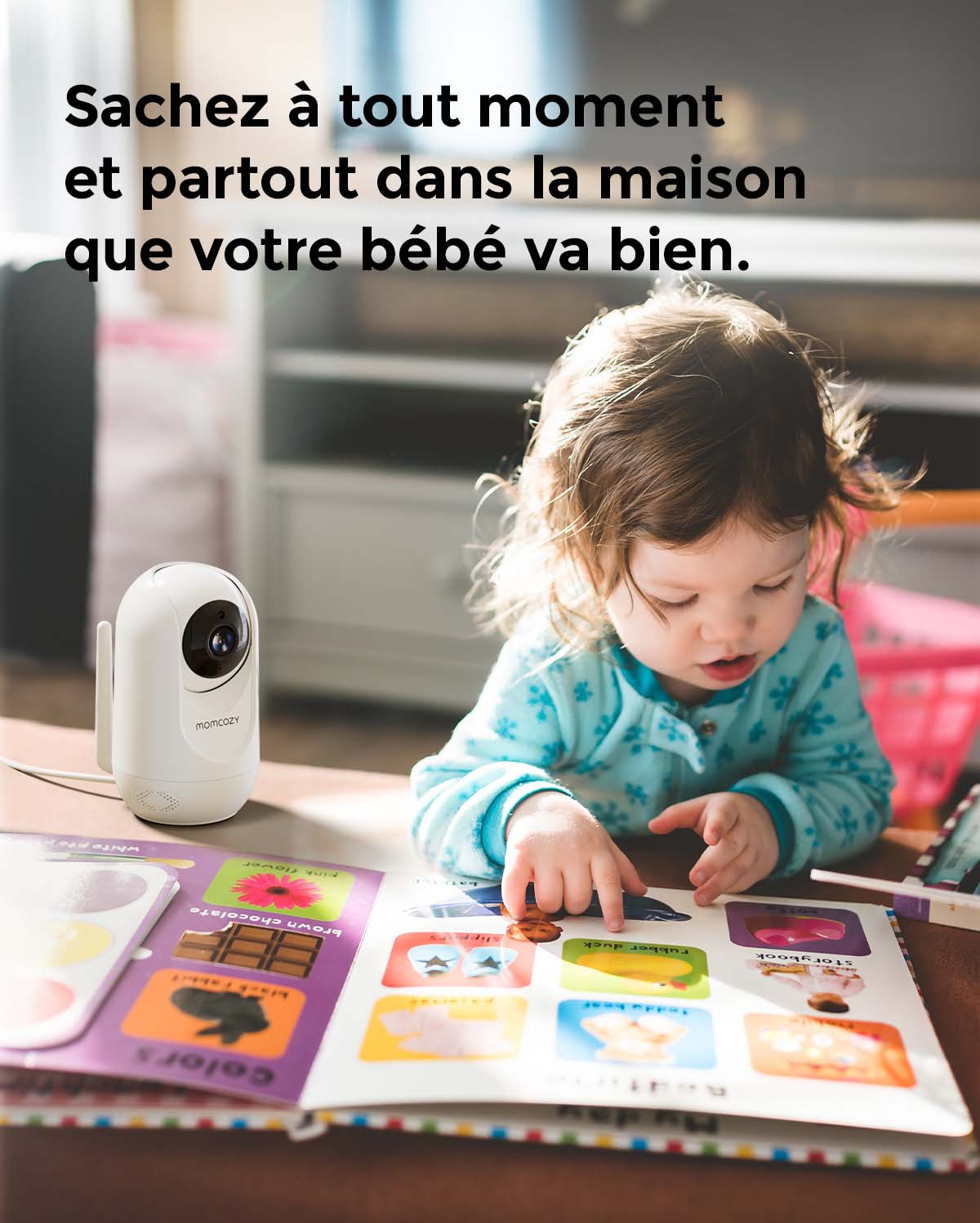 Babyphone vidéo 1080P haute performance BM01