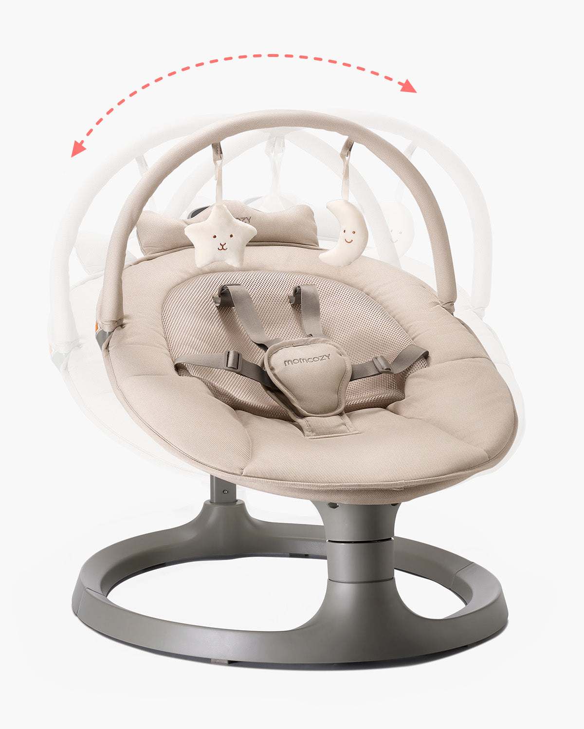 Momcozy 2-in-1 Electric Baby Swing
