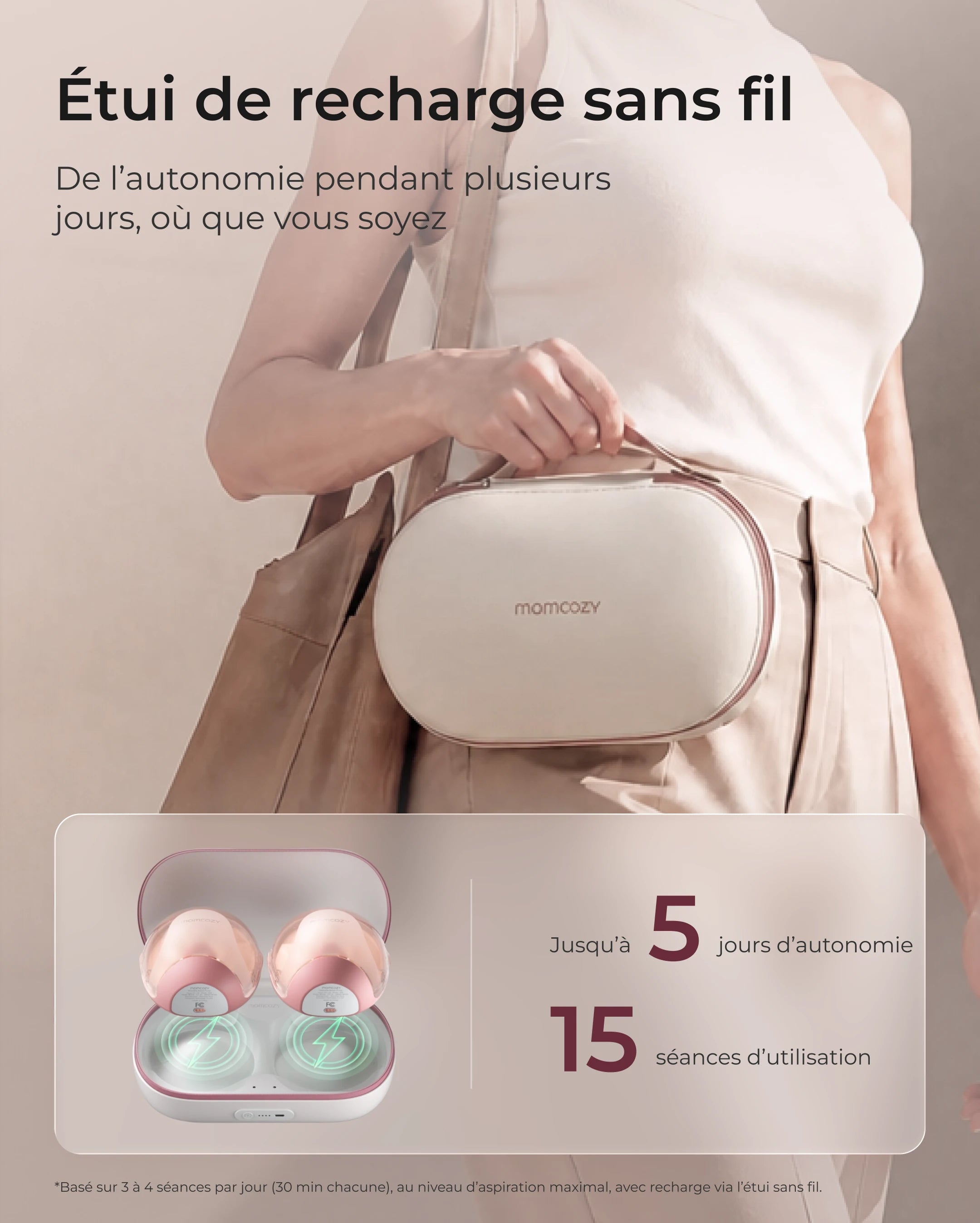 Tire-lait ultra-fin Momcozy Air 1