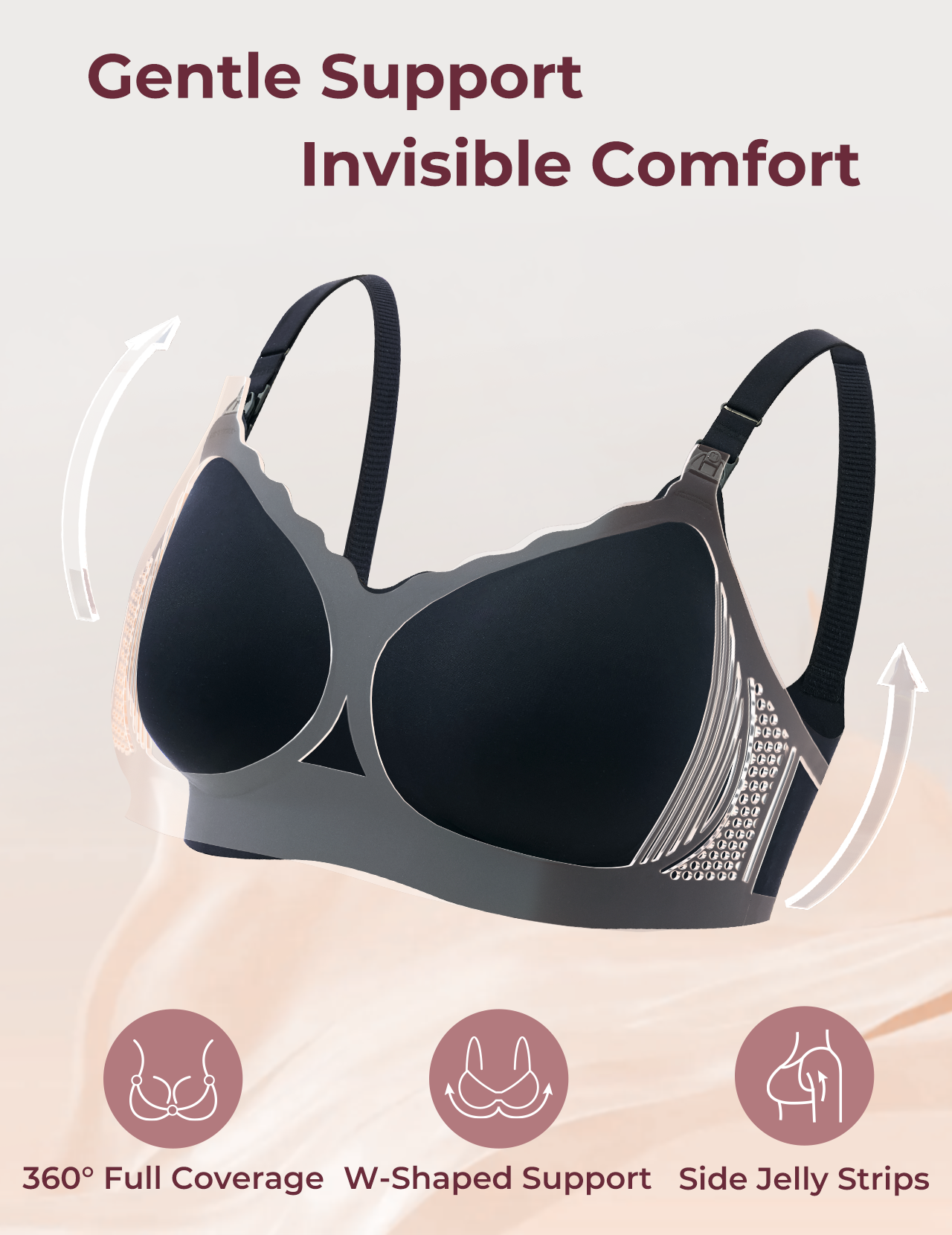 Soutien-Gorge d’Allaitement et de Tirage Mains Libres Rafraîchissant Momcozy