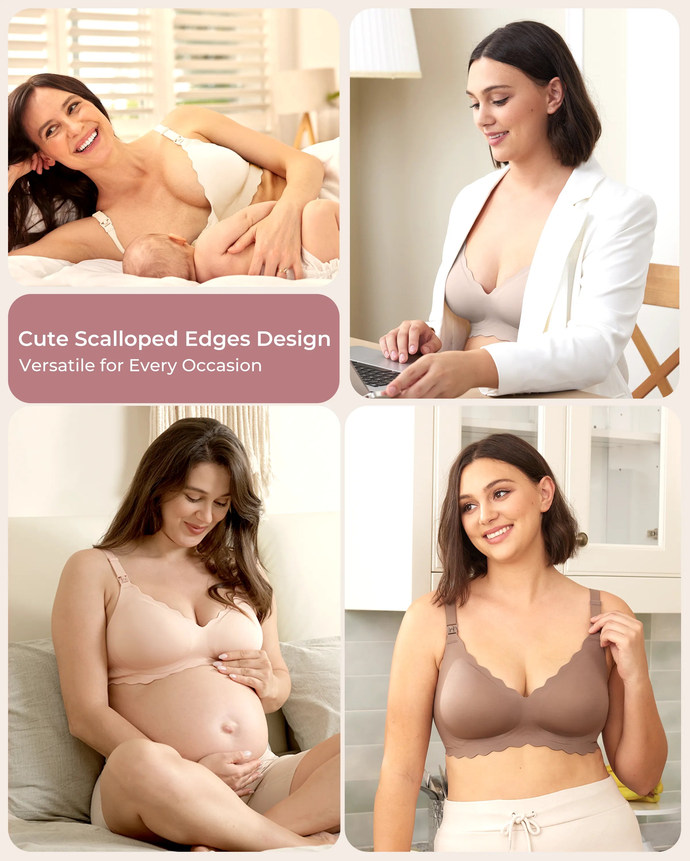 Soutien-gorge d’allaitement sans coutures Jelly Strip YN46