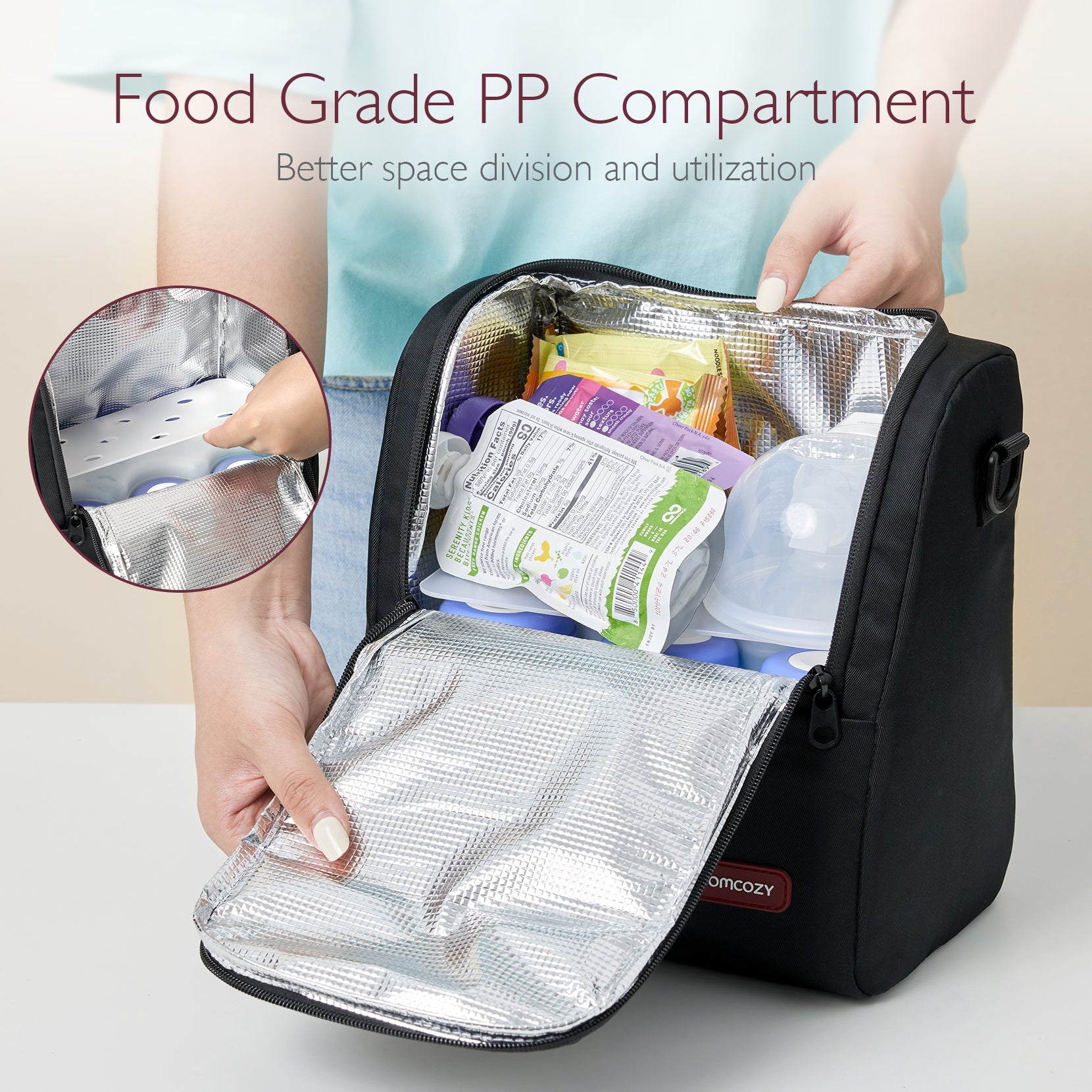 Sac isotherme pour biberon Momcozy