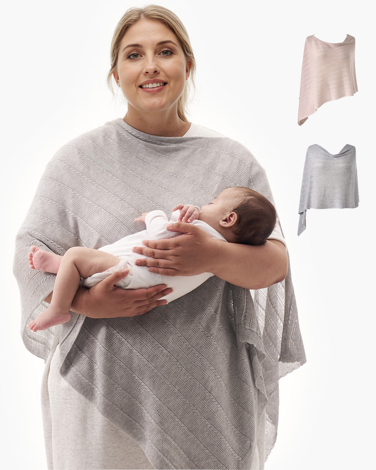 Couverture d’allaitement ultra-légère en tissu Tencel™ Lyocell