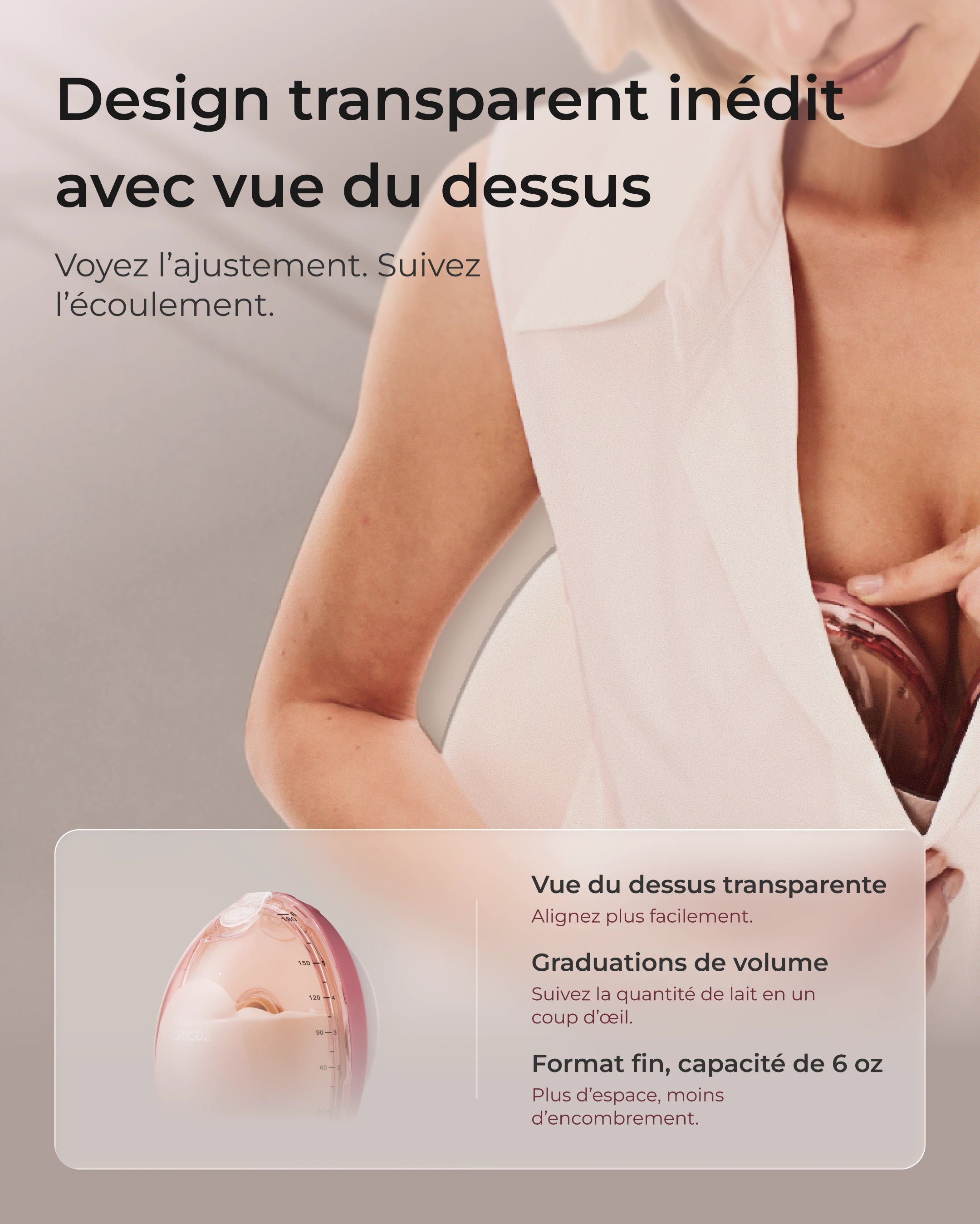 Tire-lait ultra-fin Momcozy Air 1
