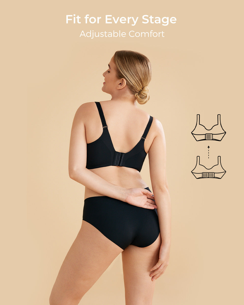 SMOOTH - Soutien-gorge d'allaitement de maternité ultra doux et omni (2 packs)