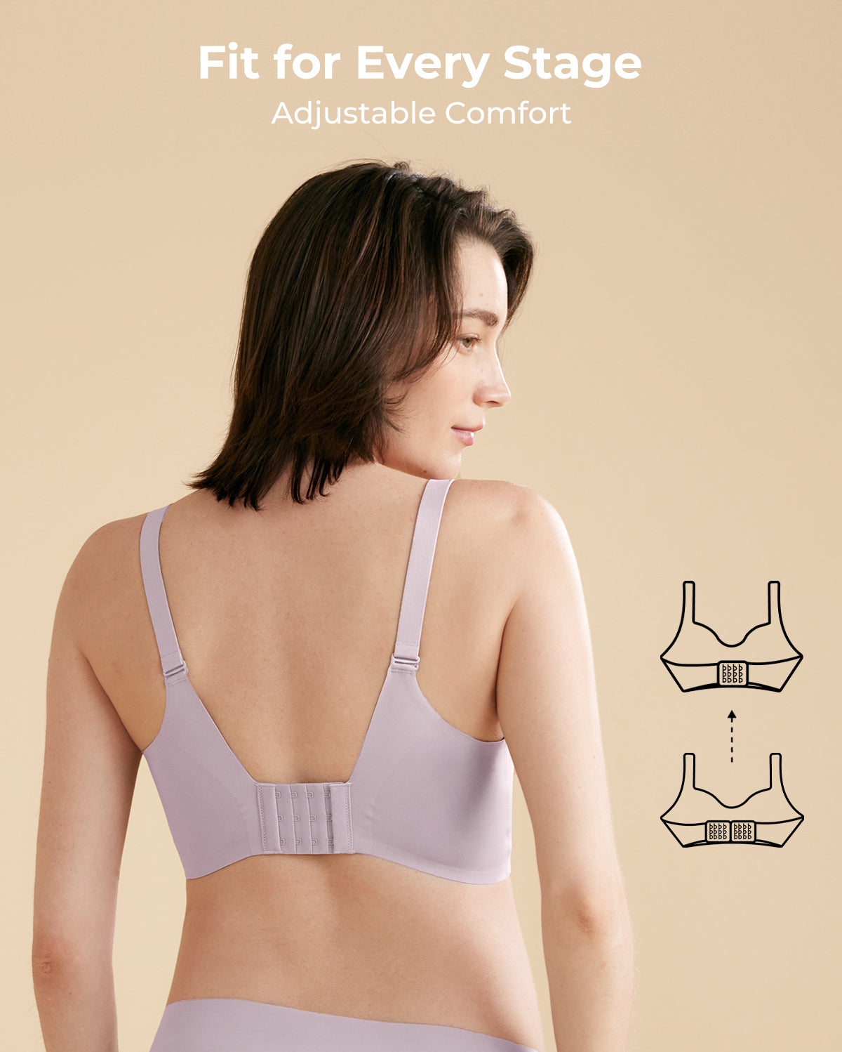 CozyAura – Soutien-Gorge d’Allaitement Seamless Ultra-Doux (YN21)