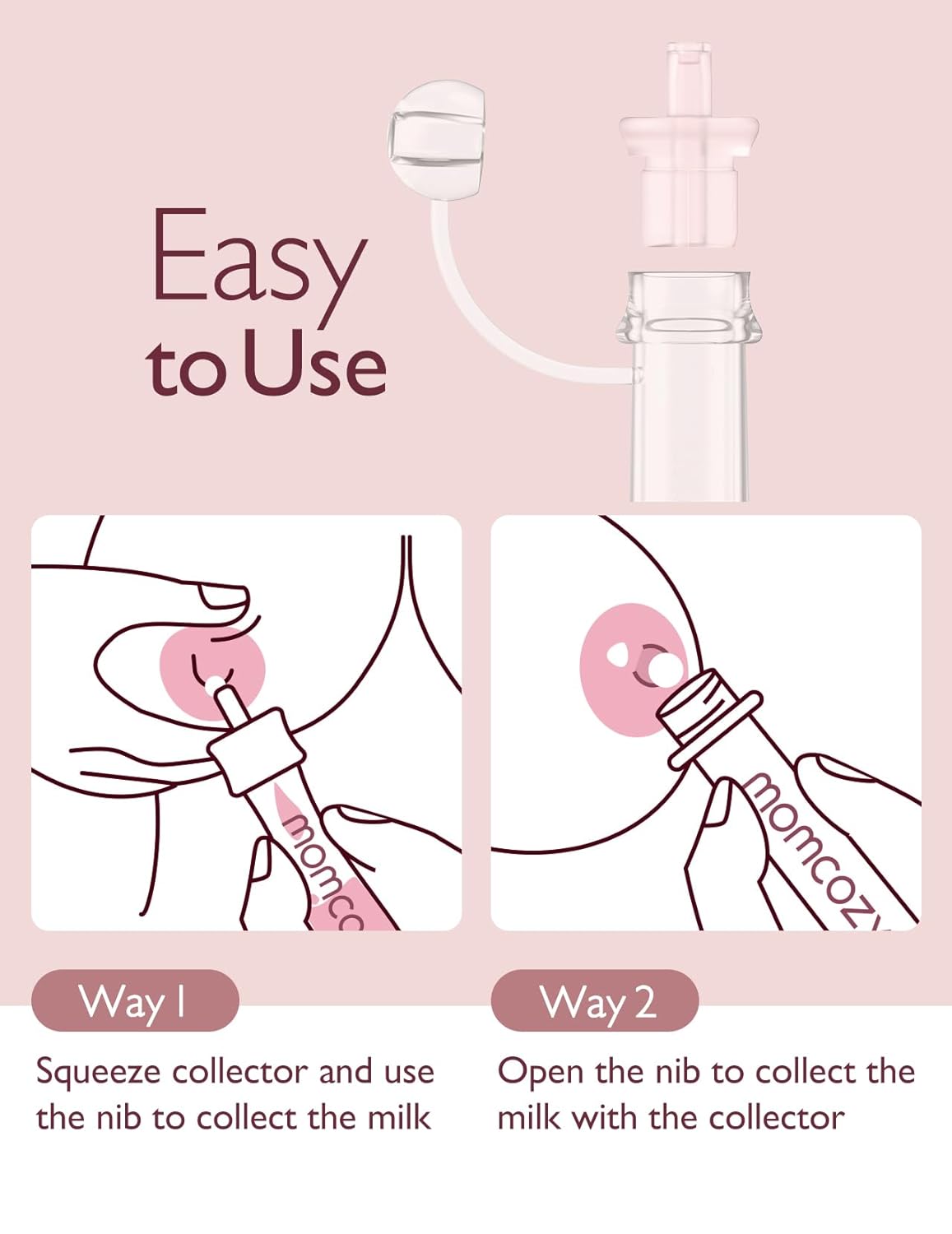 Collecteur de lait maternel réutilisable Momcozy Colostrum