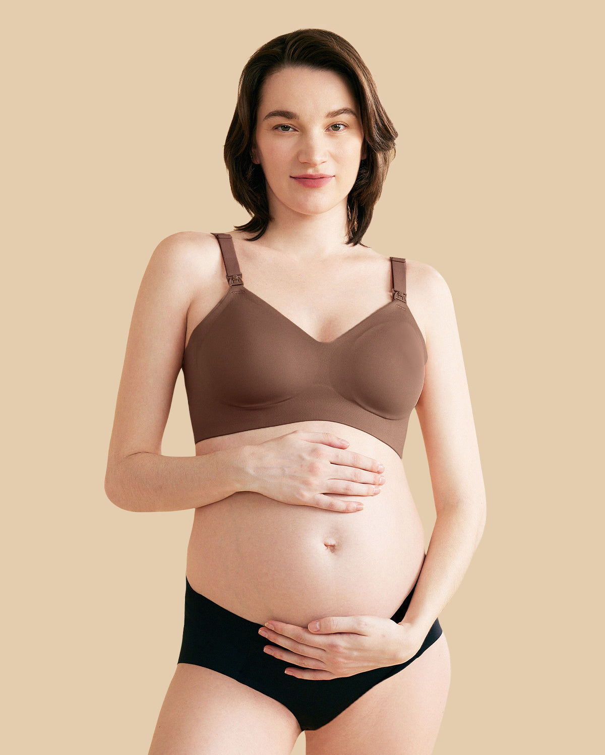 CozyAura – Soutien-Gorge d’Allaitement Seamless Ultra-Doux (YN21)