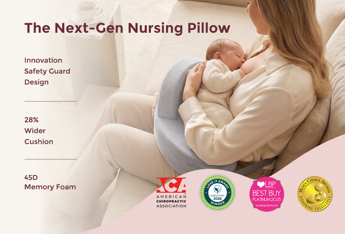 Momcozy MaxSupport Nursing Pillow