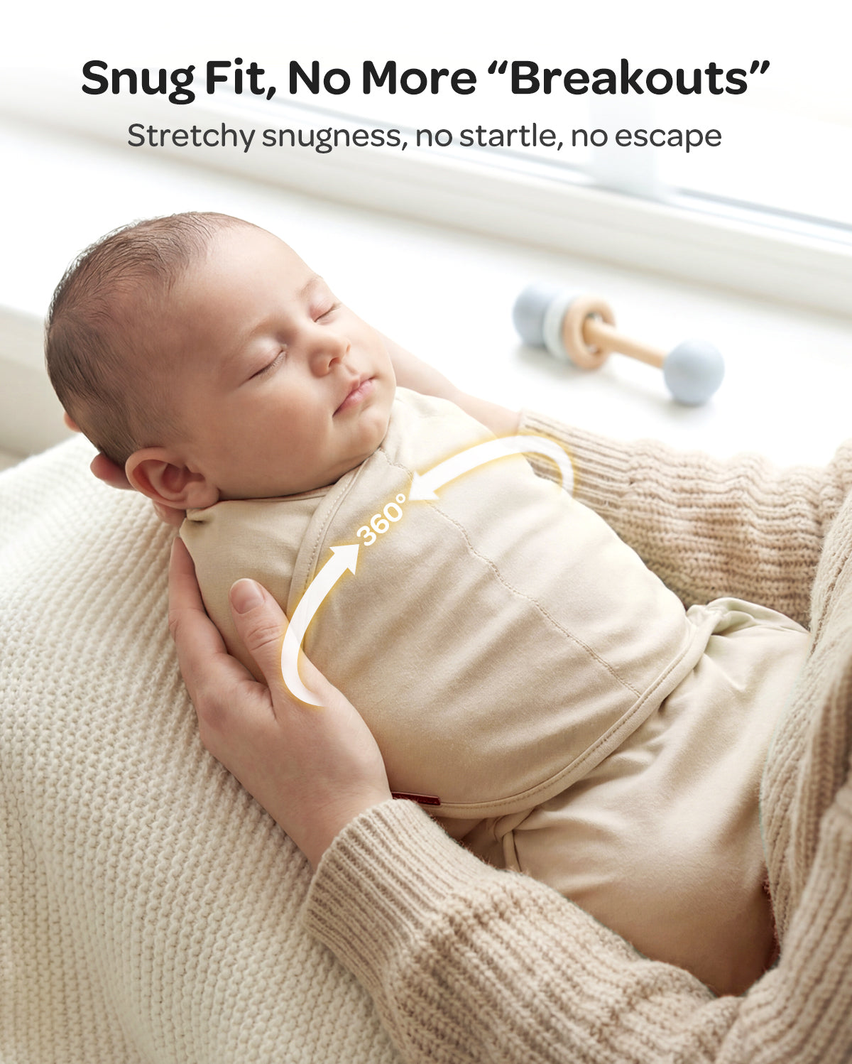 Momcozy Emmaillotage facile pour bébé 0-3 mois