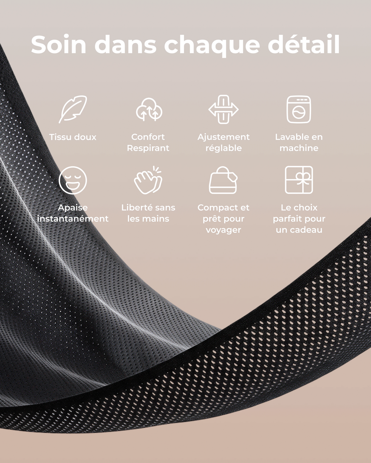 Porte-bébé Momcozy SnapLite Cooling Mesh Wrap