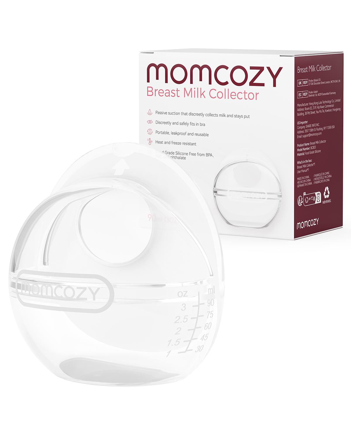 Collecteur de lait maternel momcozy