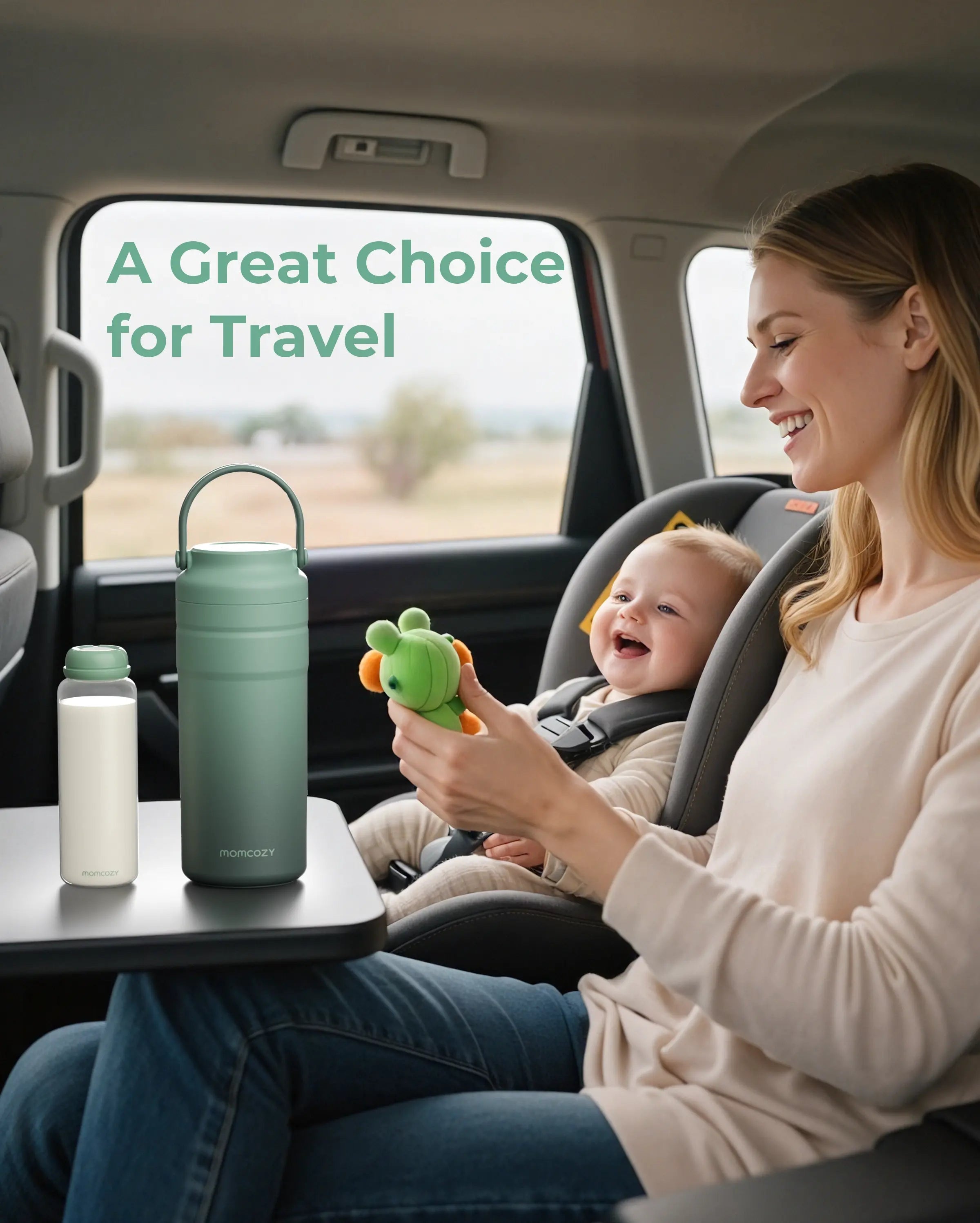Portable Baby Bottle Cooler for Outdoor - 12oz