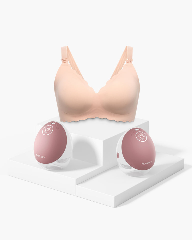 Translation missing: fr.Pack Soutien-gorge M9 : Tire-lait mains libres M9 et Soutien-gorge d’allaitement CoolFit — Ultra extensible