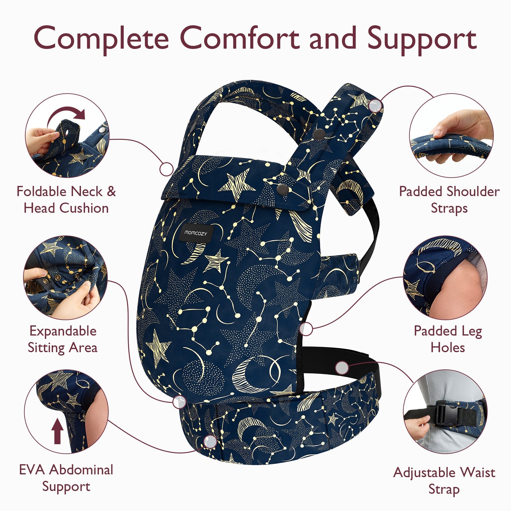 Porte-bébé Momcozy PureHug | Offre exclusive