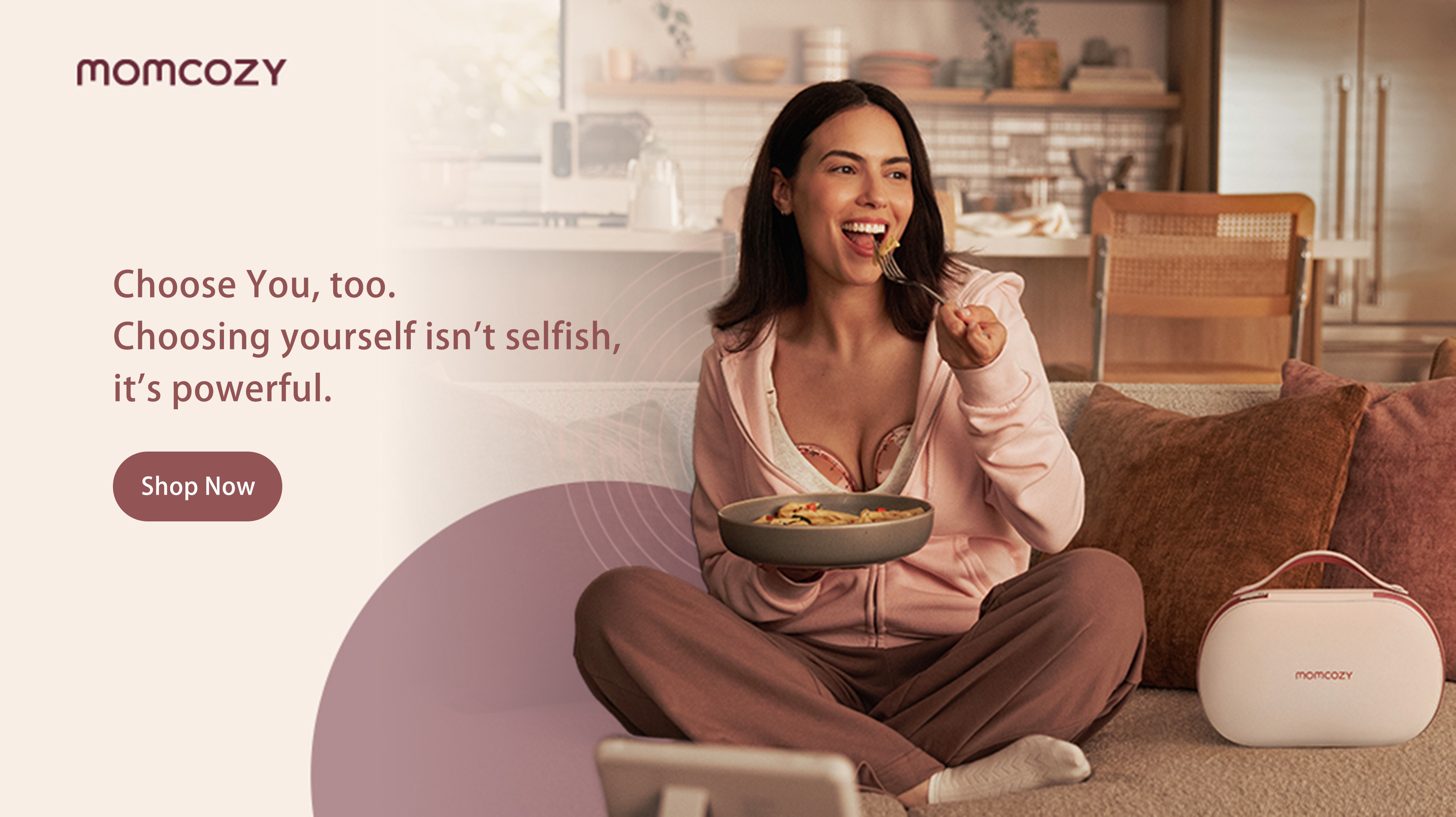 Momcozy campaign banner