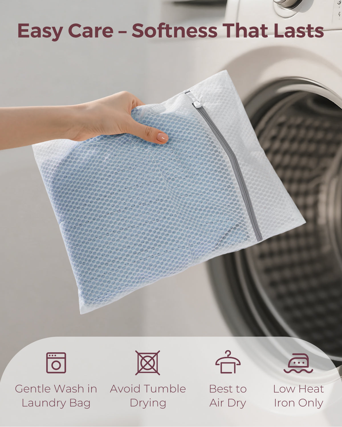 Couverture d’allaitement ultra-légère en tissu Tencel™ Lyocell