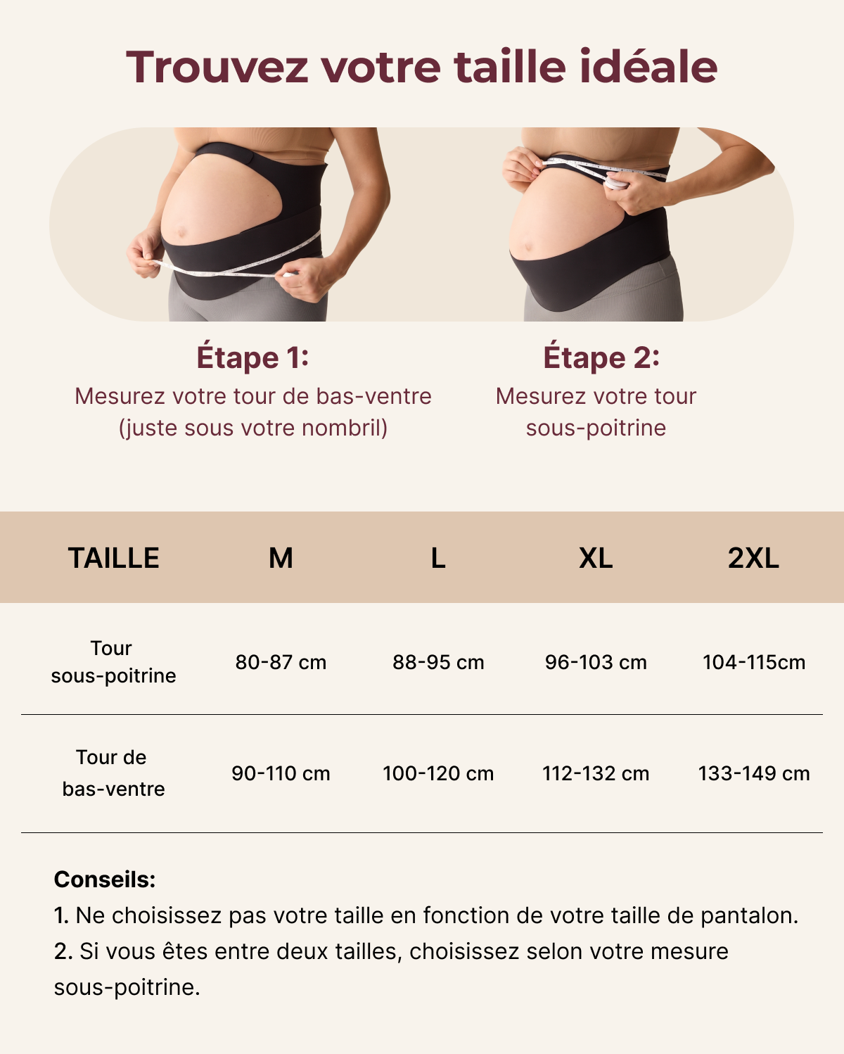 Ceinture de grossesse ergonomique pour soutien du ventre et du dos Momcozy