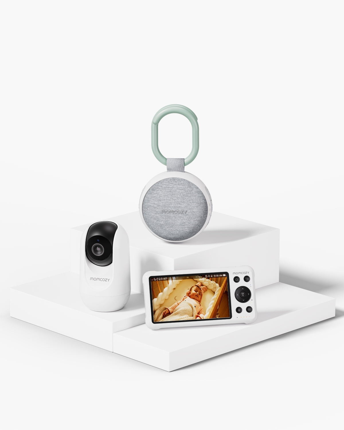 Ensemble pour le sommeil : Machine à sons portable et babyphone bimode BM04