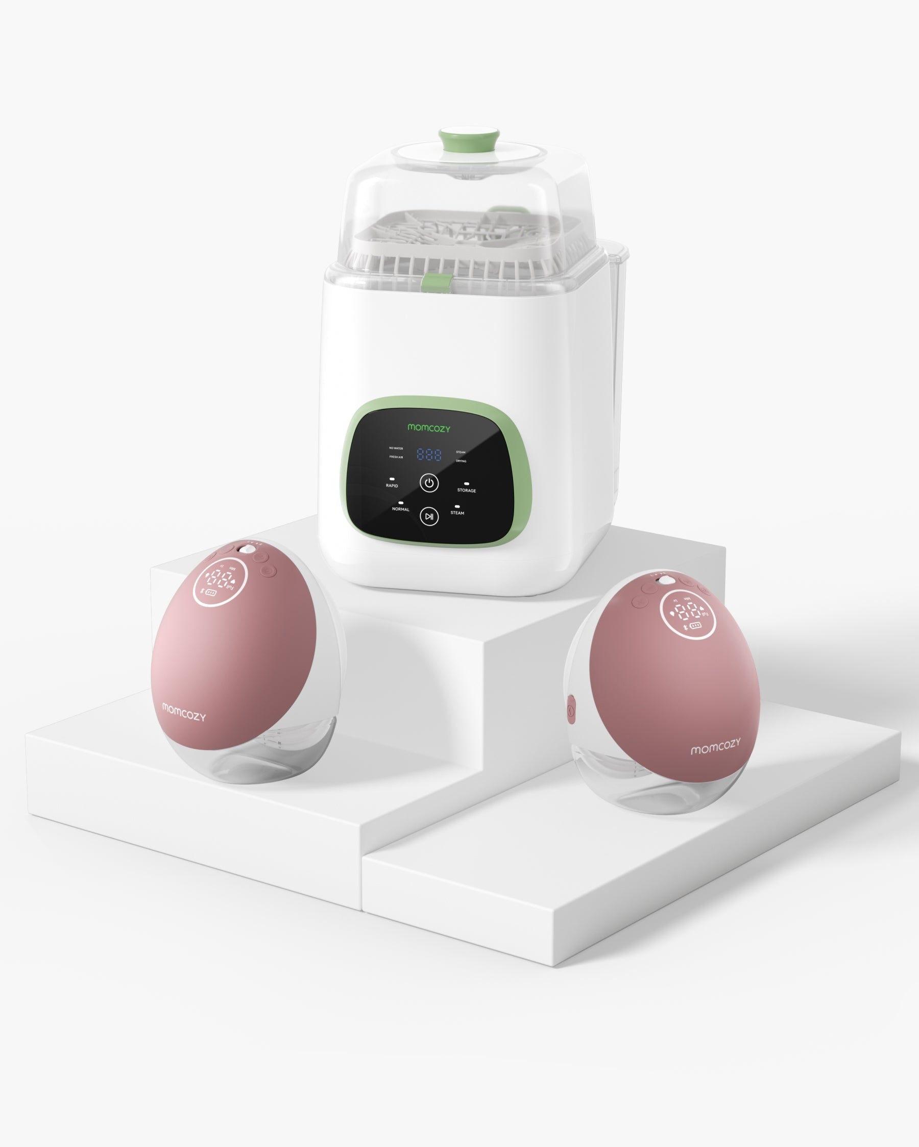 Pack Pompage et Nettoyage : Tire-lait mains libres M9 et stérilisateur lave-biberon KleanPal Pro
