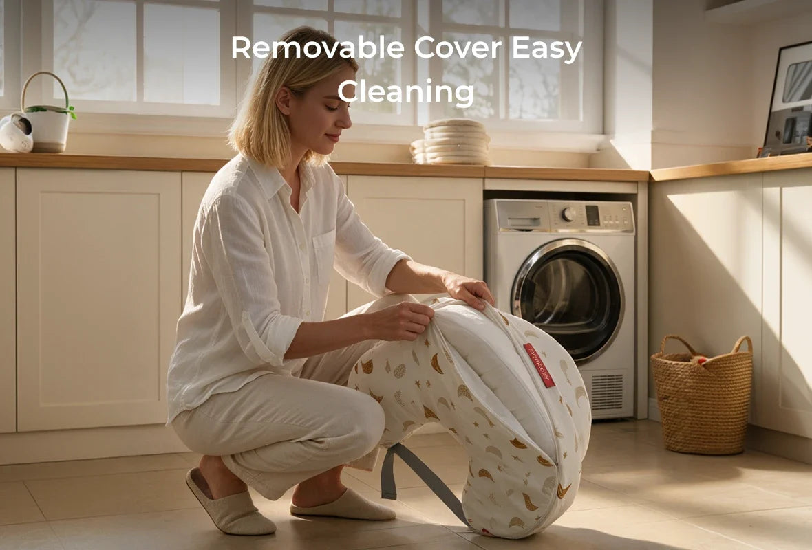 Momcozy MaxSupport Nursing Pillow