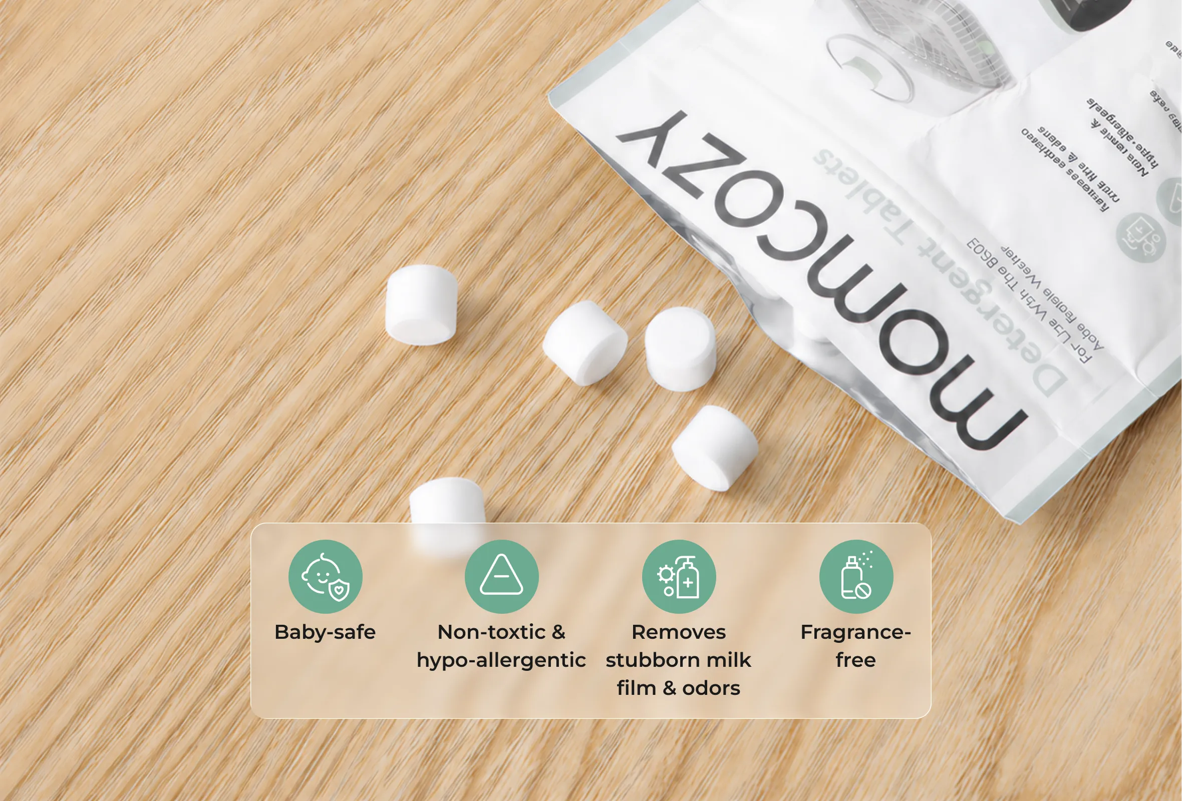 Pack Nettoyage : Lave-biberon KleanPal Pro + 120 pastilles nettoyantes et 30 pastilles détartrantes