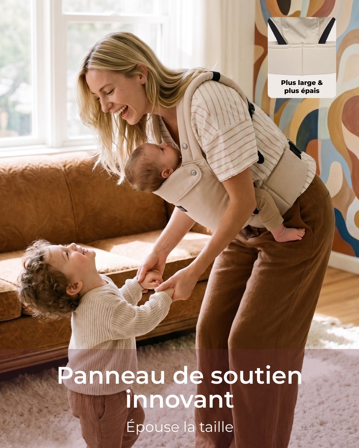 Porte-bébé Momcozy PureHug - Ergonomique, confortable & léger