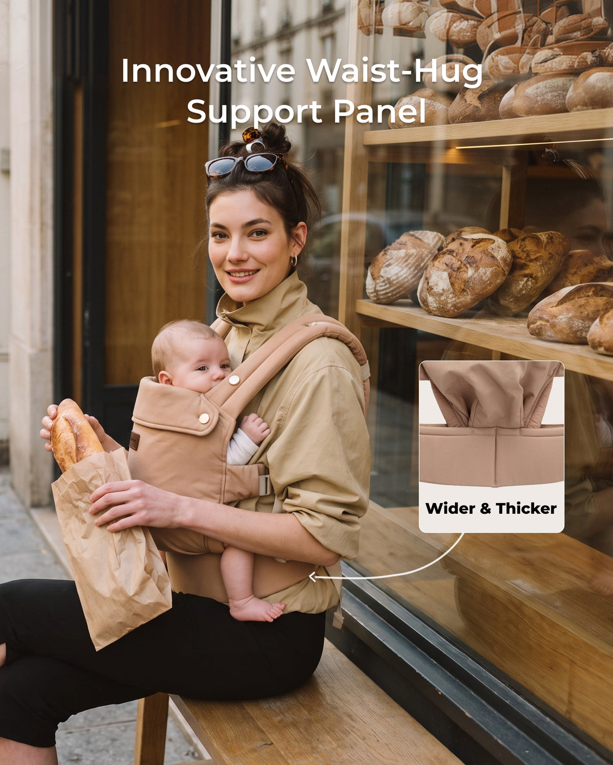 PureHug Ergonomic Baby Carrier