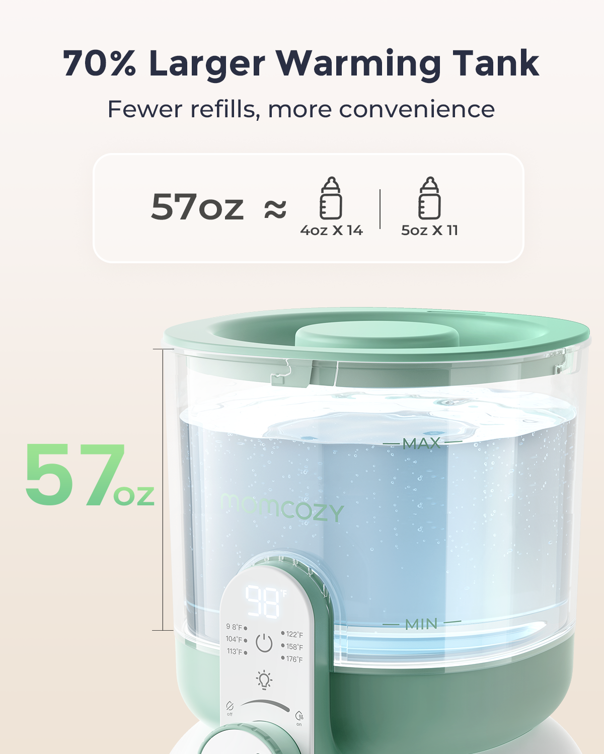 Distributeur de lait instantané Momcozy