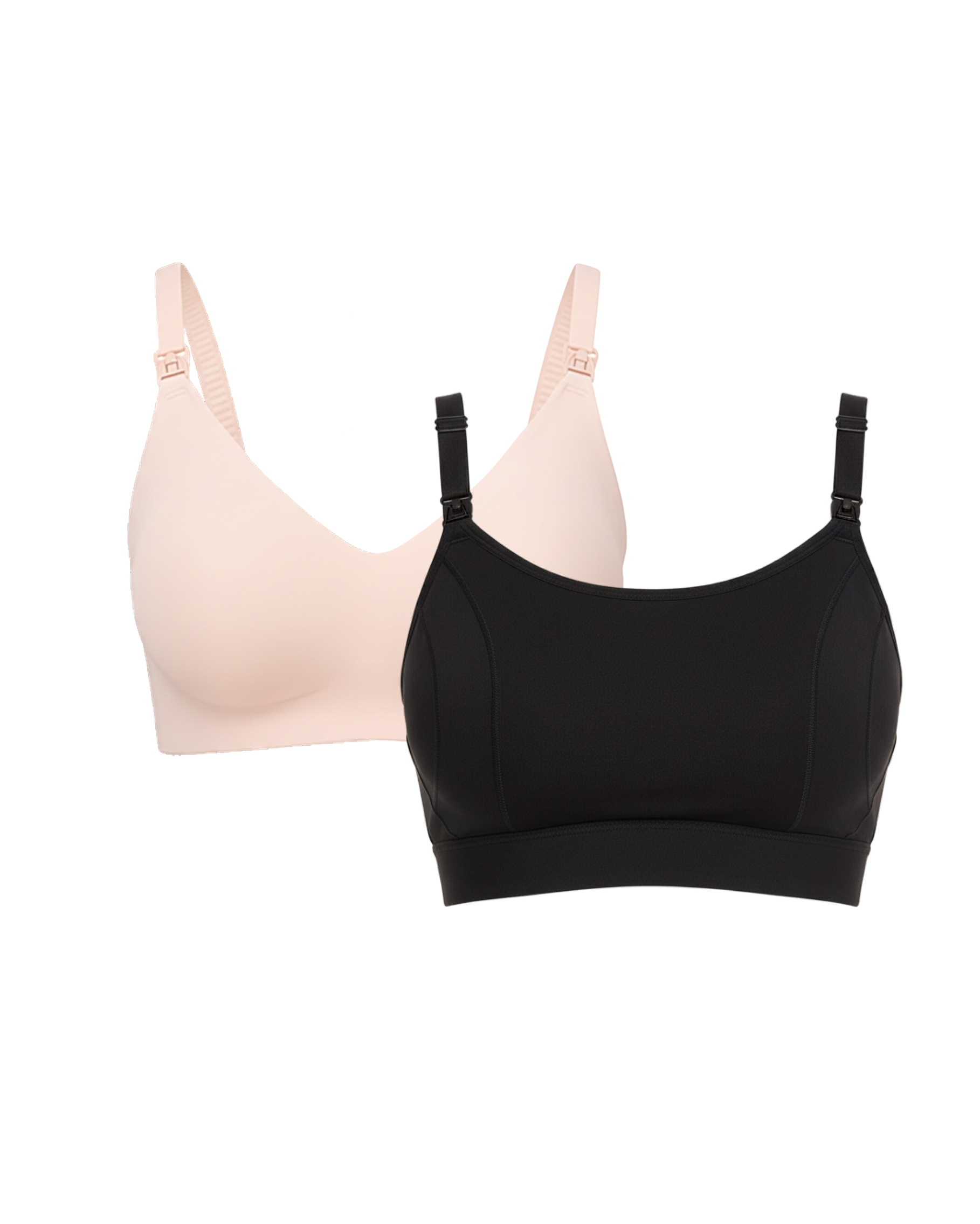 Lot de soutiens-gorge YN21 & YN08 – Ultra doux, sans coutures, basique pour pompage