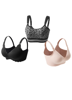 Soutien-gorge d’allaitement et de tirage (lot de 3)