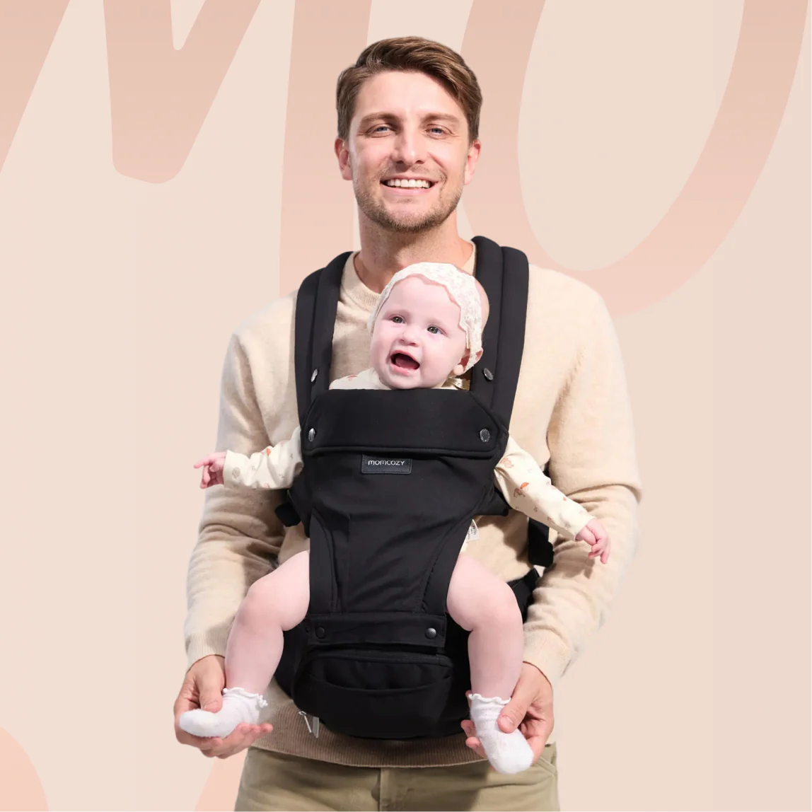 2-In-1 Hip Seat Baby Carrier