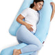 Original F Shaped Pregnancy Pillows with Adjustable Wedge Pillow (Oreiller de grossesse en forme de F réglable)
