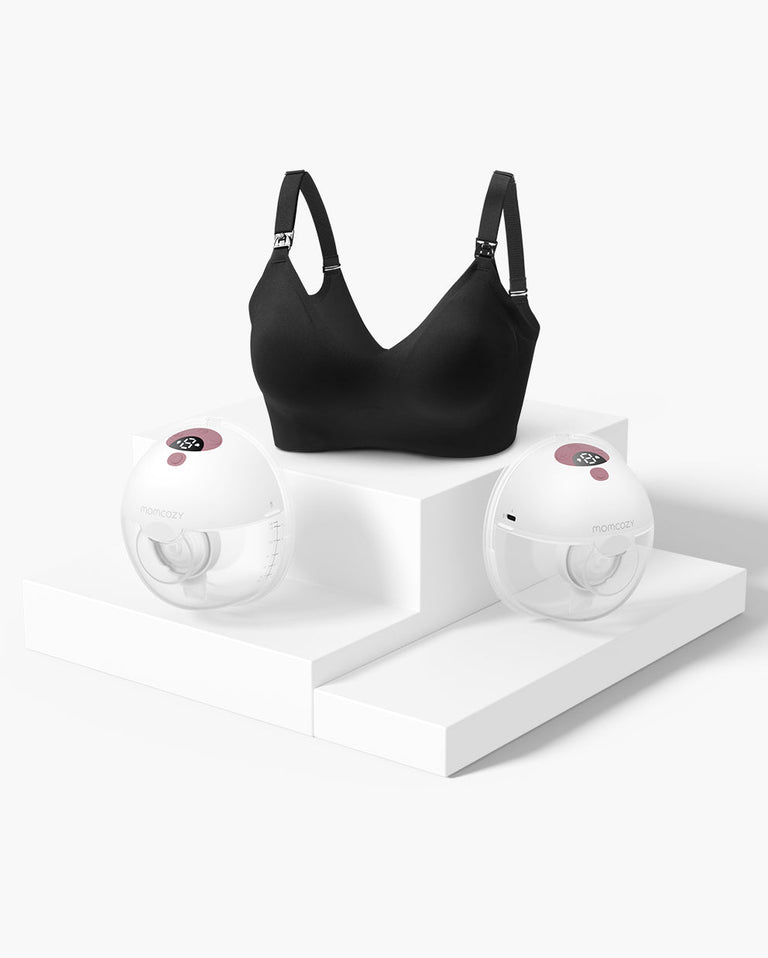 Translation missing: fr.Pack soutien-gorge M5 Smart : tire-lait double M5 Smart et soutien-gorge d’allaitement (YN21)