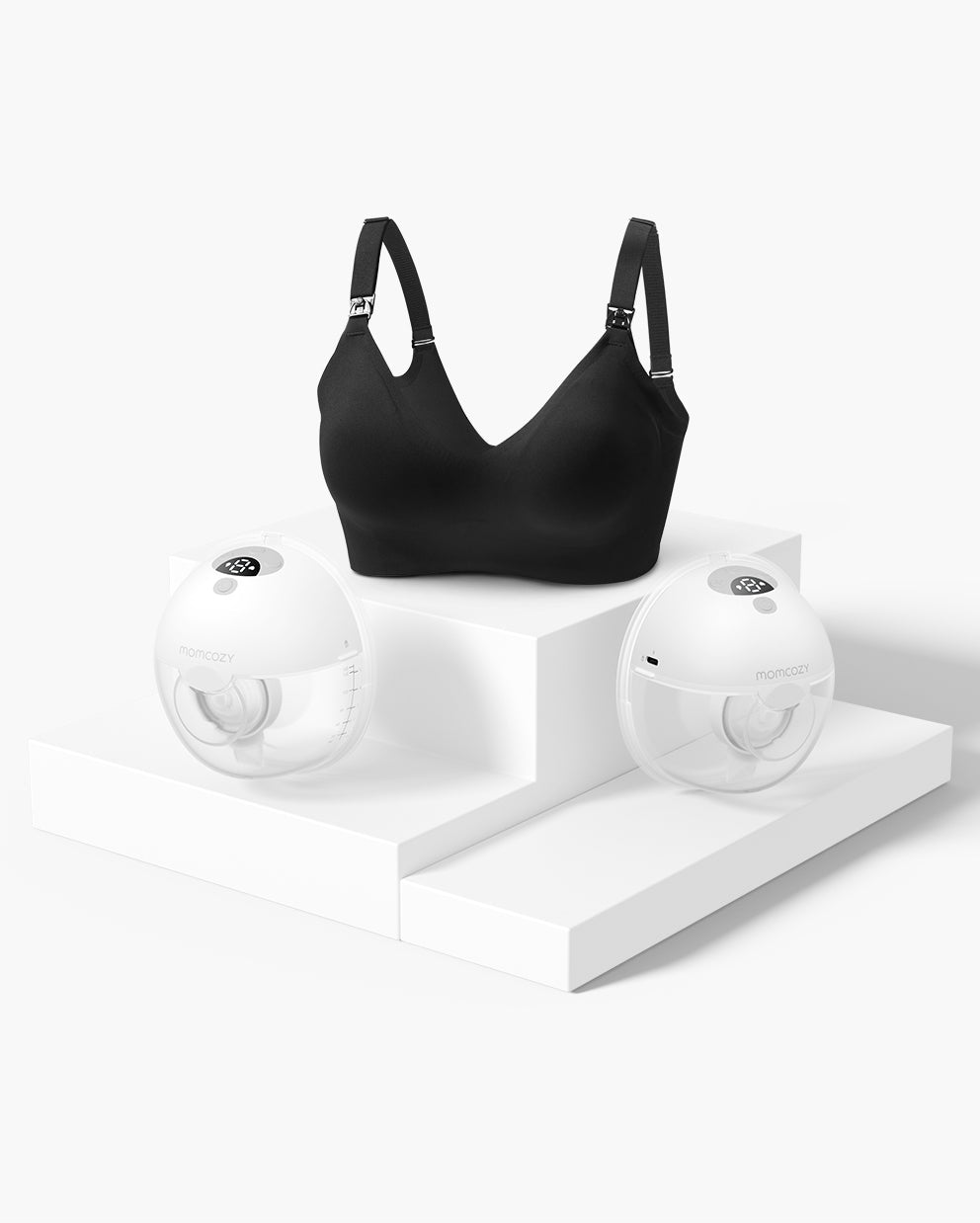 M5 Smart Bra Bundle: Double M5 Smart Breast Pump and Nursing Bra(YN21)
