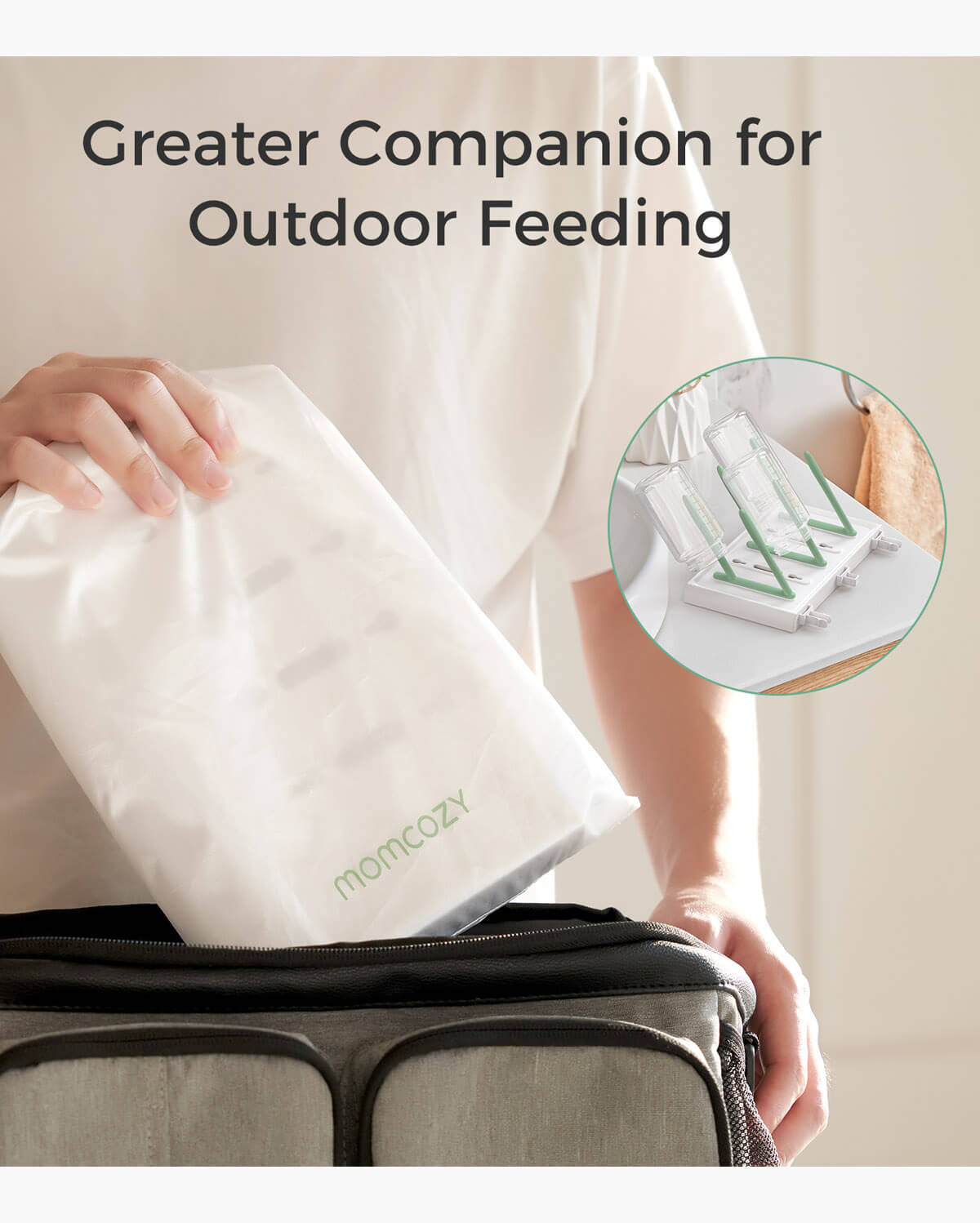 Momcozy DIY Grand support de séchage pour 18 bouteilles