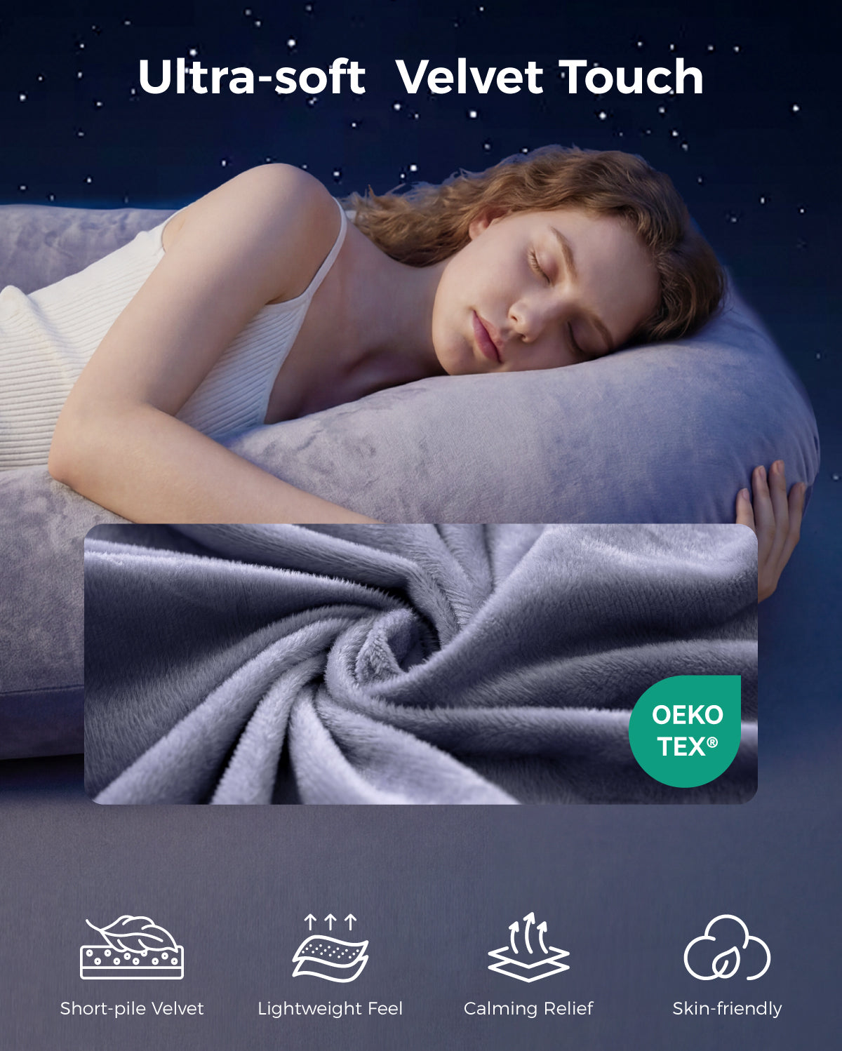 Huggable - Coussin de maternité en forme de U