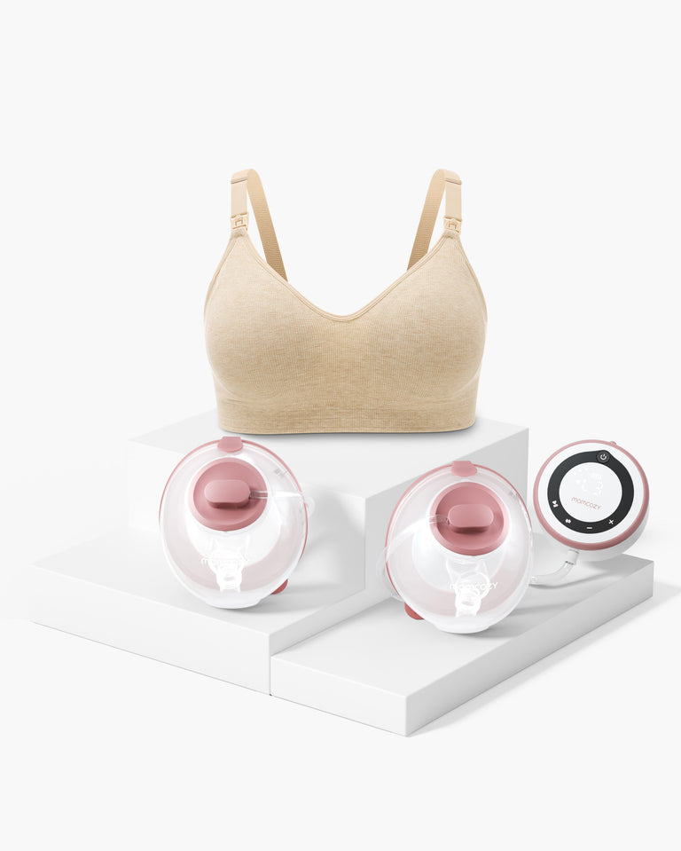 Translation missing: en.V1 Pro Bra Bundle: V1 Pro Breast Pump and US. Cotton Nursing Bra