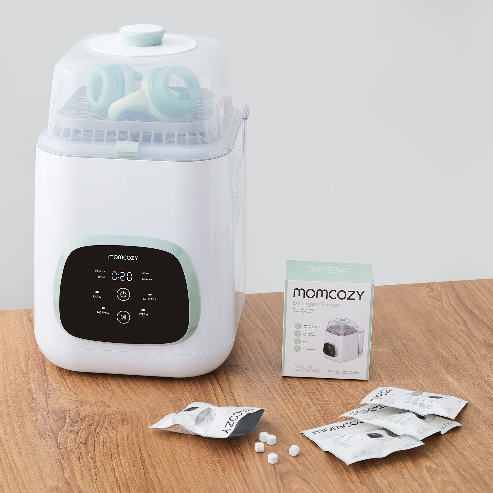 Pastilles de lavage pour lave-biberons KleanPal Pro, 120 comprimés