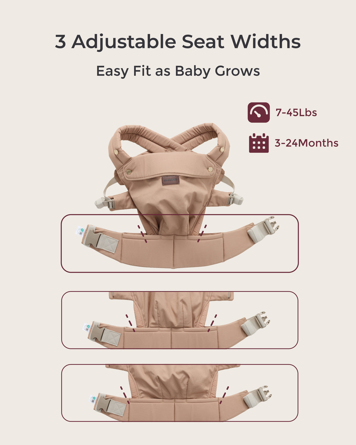 PureHug Ergonomic Baby Carrier