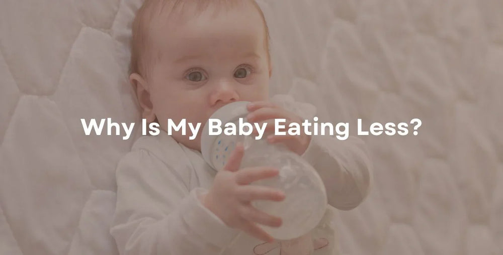 Pourquoi mon bébé mange-t-il moins ?