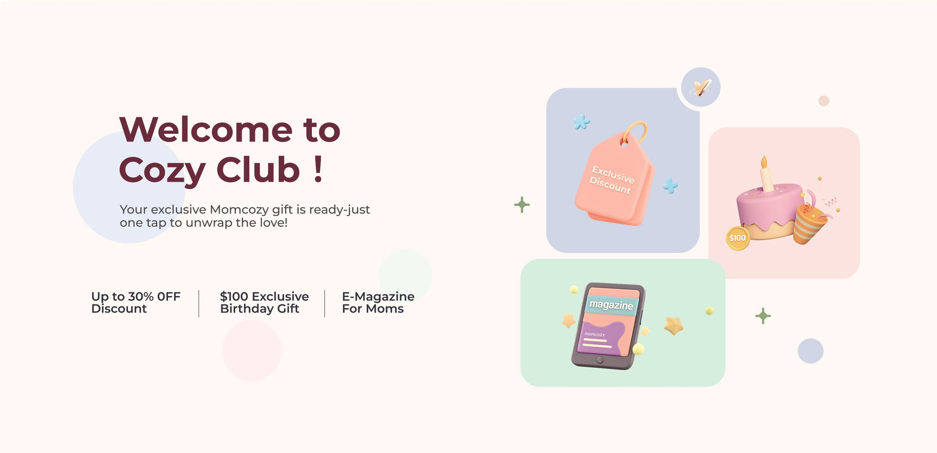 Débloquez des avantages exclusifs pour les membres<br> et obtenez jusqu'à 30 % de réduction<br> Votre première commande