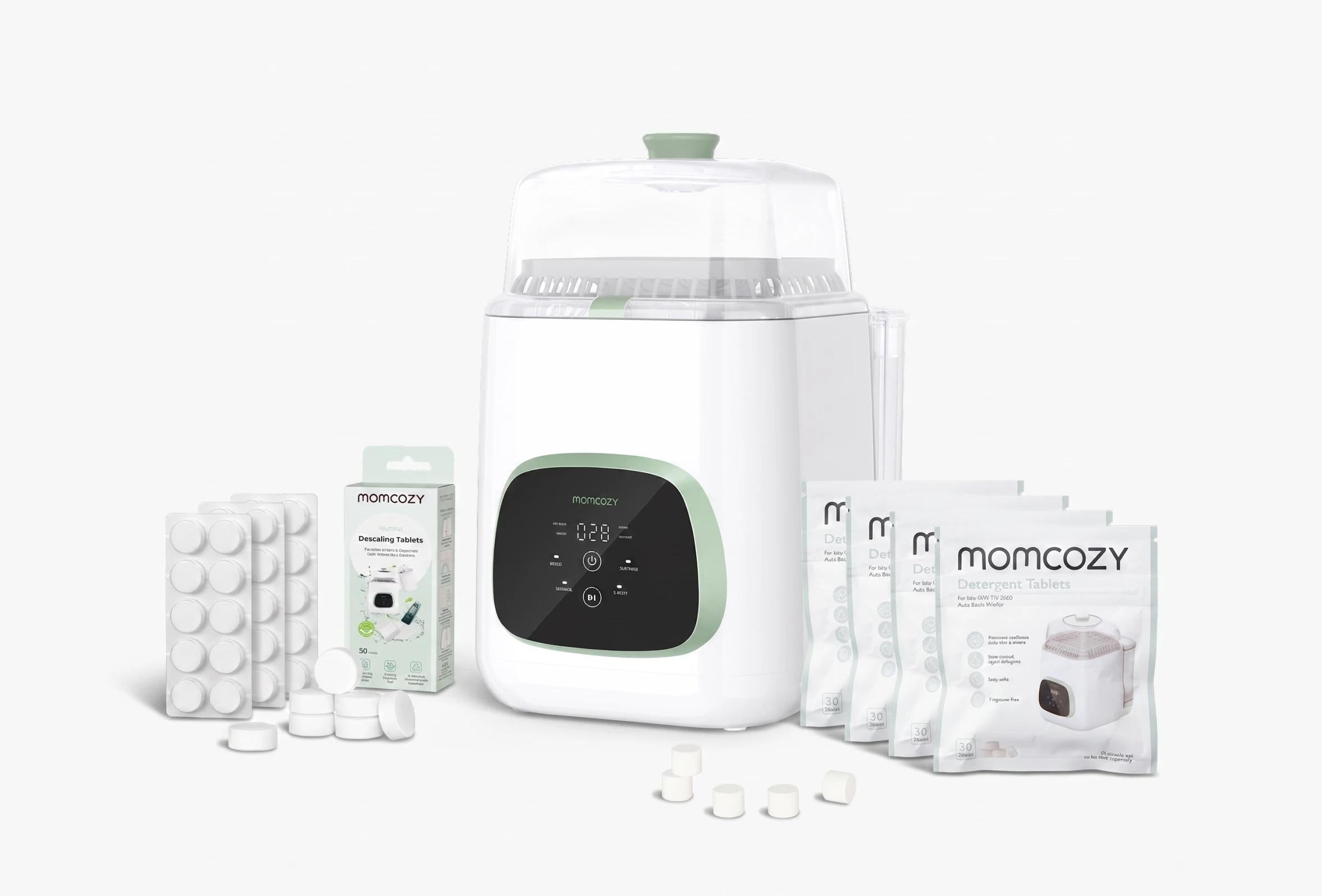 Pack Nettoyage : Lave-biberon KleanPal Pro + 120 pastilles nettoyantes et 30 pastilles détartrantes